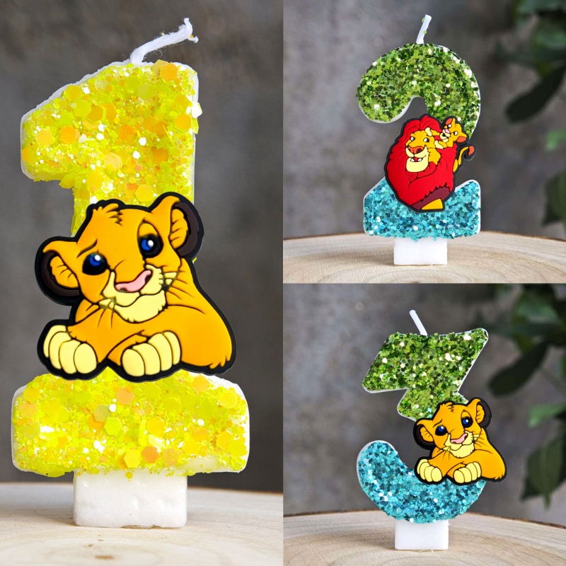 Zebra Candle Supplies - Lion King Simba Kaars Nummer 0-9