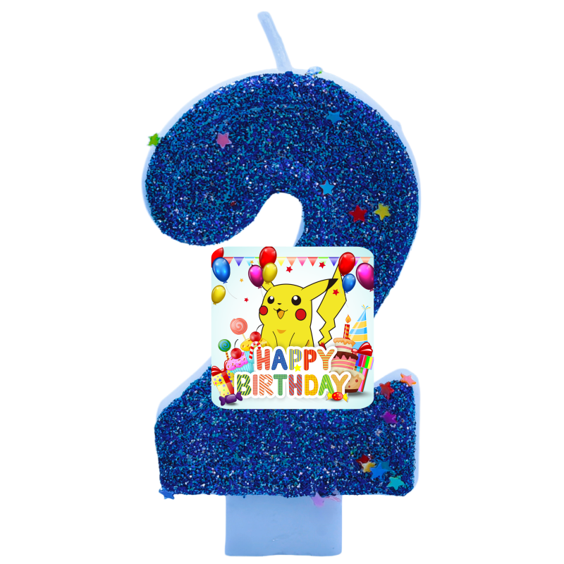 Zebra Candle Supplies - Pokemon Monster Pikachu Kaarsen Thema Verjaardag