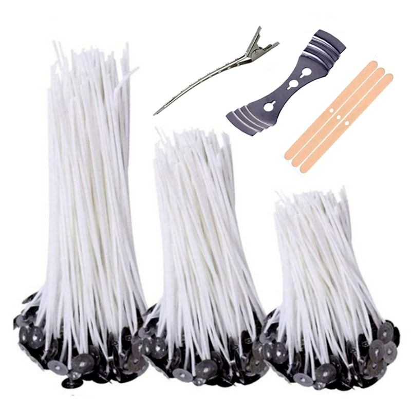 Candle Oil Supplies - 103 Stuks Gewaxt Katoen Kaars Wieken