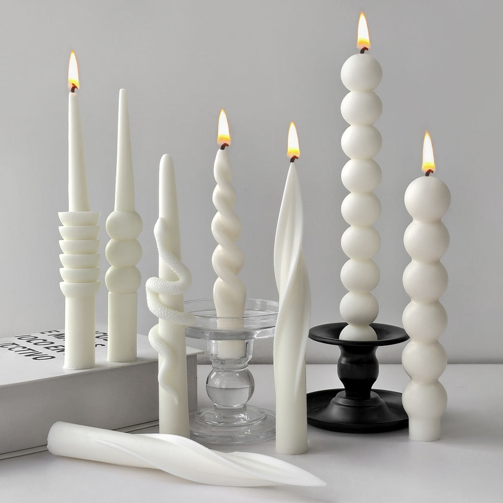 Candle Supplies Storage - Geometrische lange staaf kaars schimmel handgemaakte
