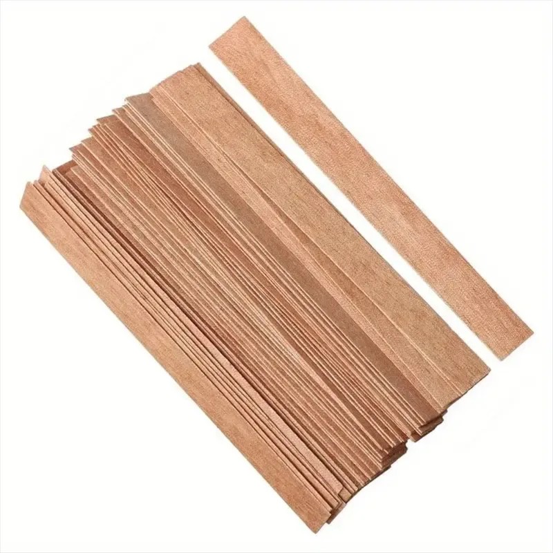 Candle Making Supplies Jars - 50/100 set houten kaarslonten met houderclips,