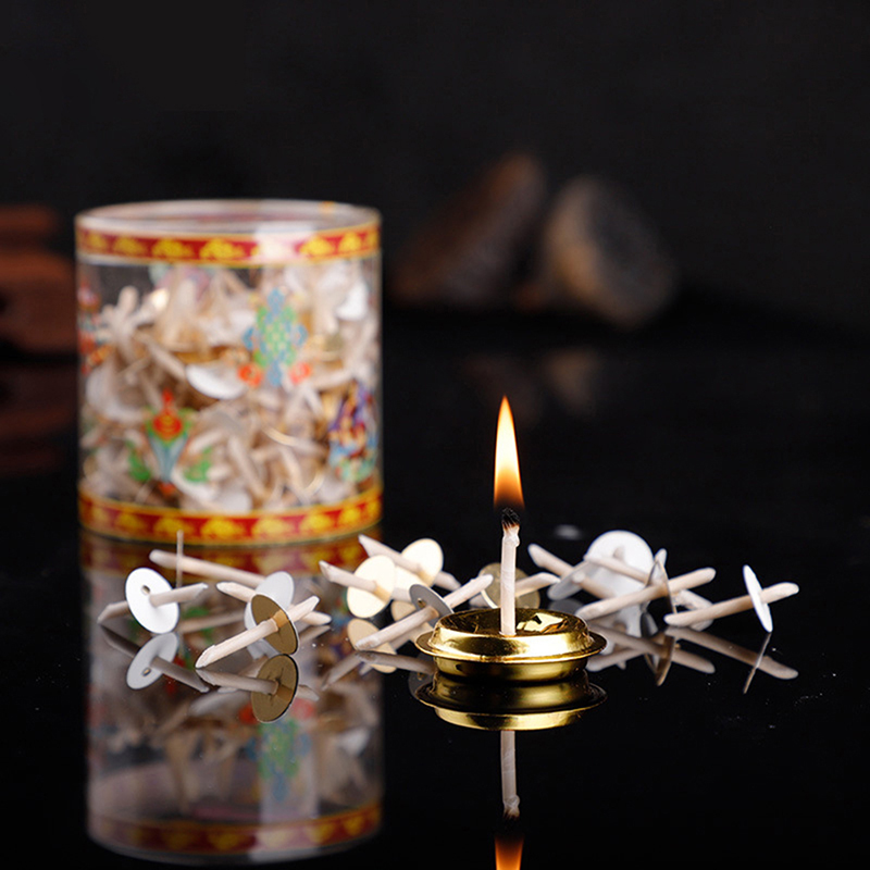 Candle Oil Supplies - 200 stuks/doos Olielamp Lont Maakbenodigdheden Drijvende