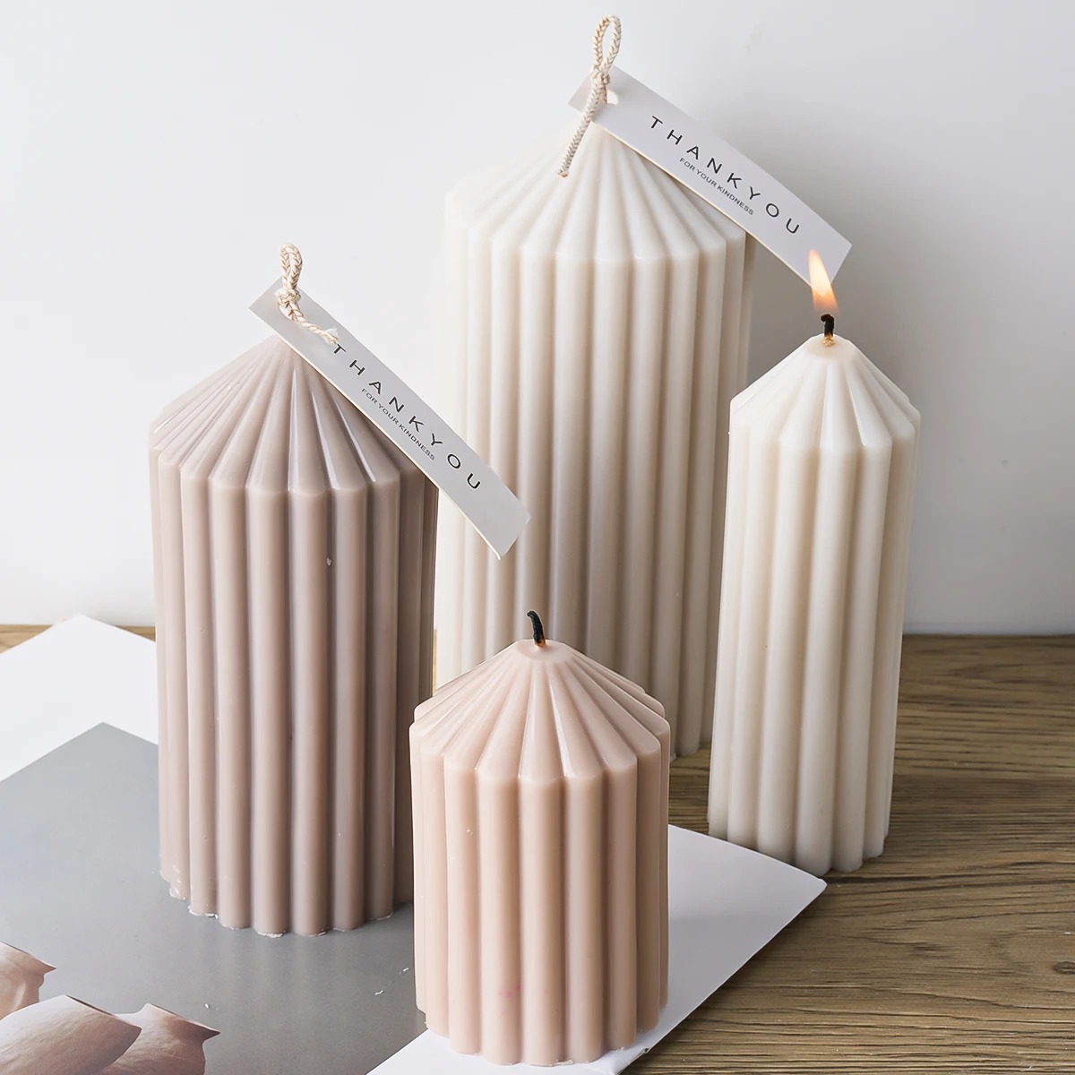 Candle Supplies Storage - Gewoon Stijl Cilindrische Kaars Siliconen Mal