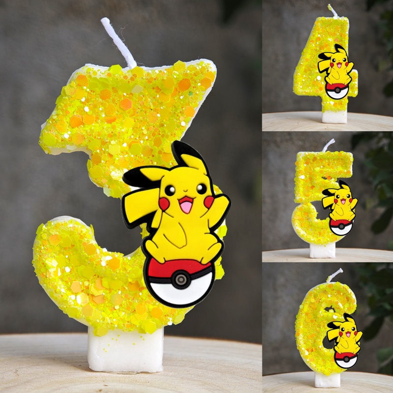 Zebra Candle Supplies - Pokemon Pikachu Kaars Monster Digitale Kids