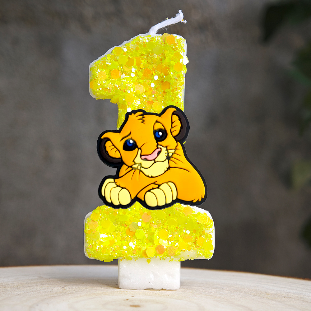 Lion King Simba Kaars Nummer 0 - Zebra Candle Supplies recensie en prijs
