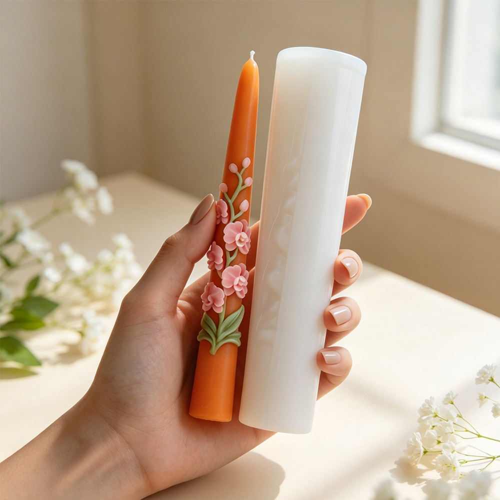 Lange stokvormige bloemkaars s - Candle Supplies Storage recensie en prijs