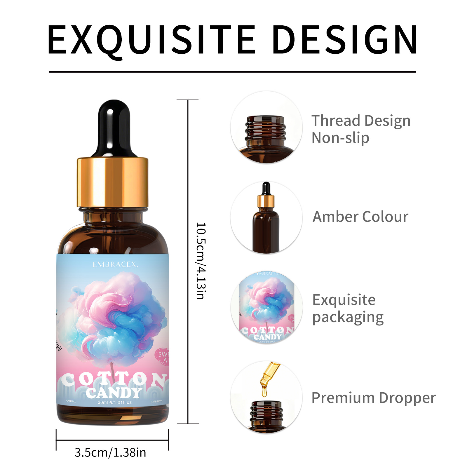 30ml Suikerspin etherische oli - Candle Oil Supplies recensie en prijs