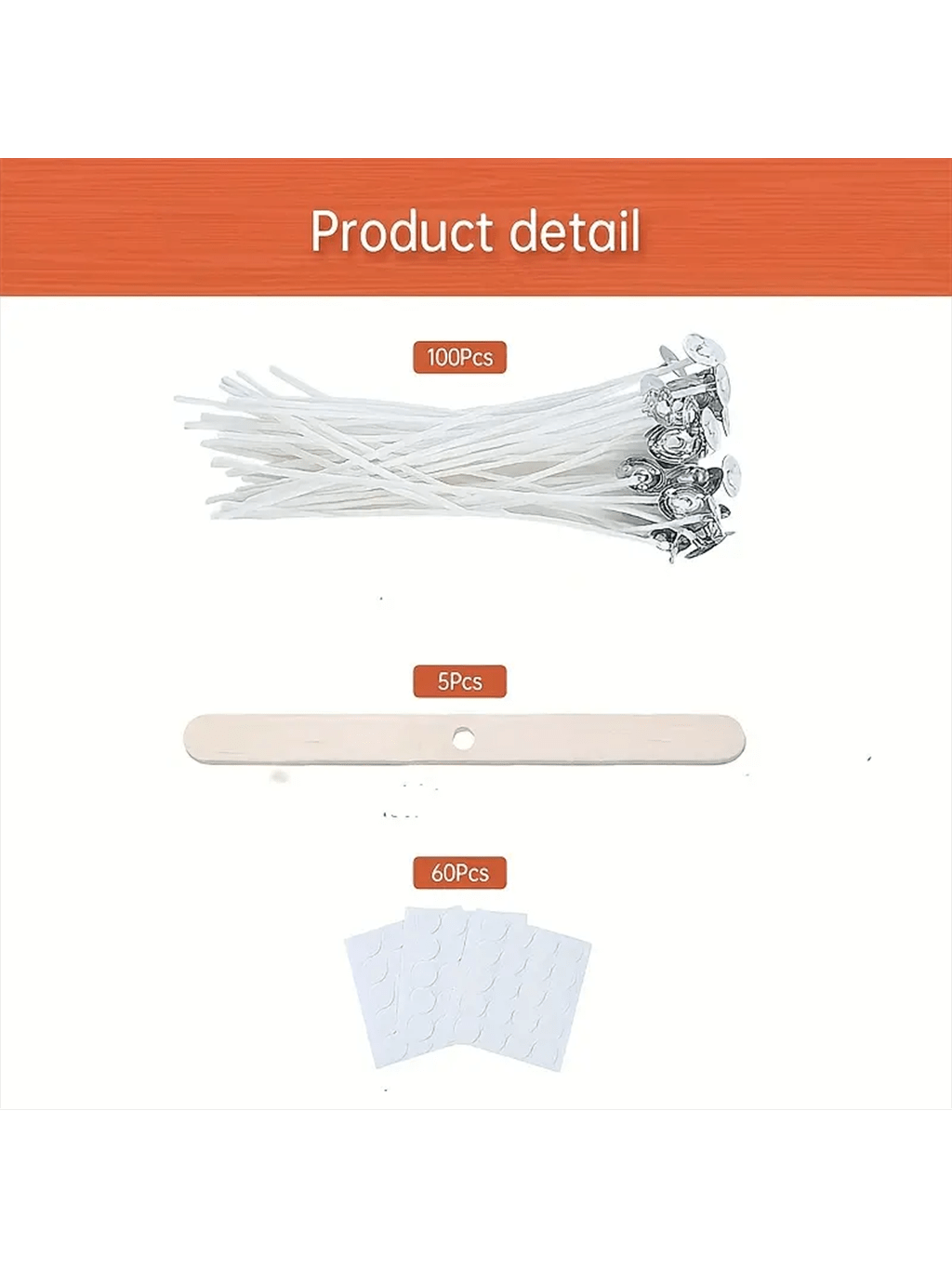 100 stuks katoenen kaarsenlont - Cotton Wick 6 Inch recensie en prijs