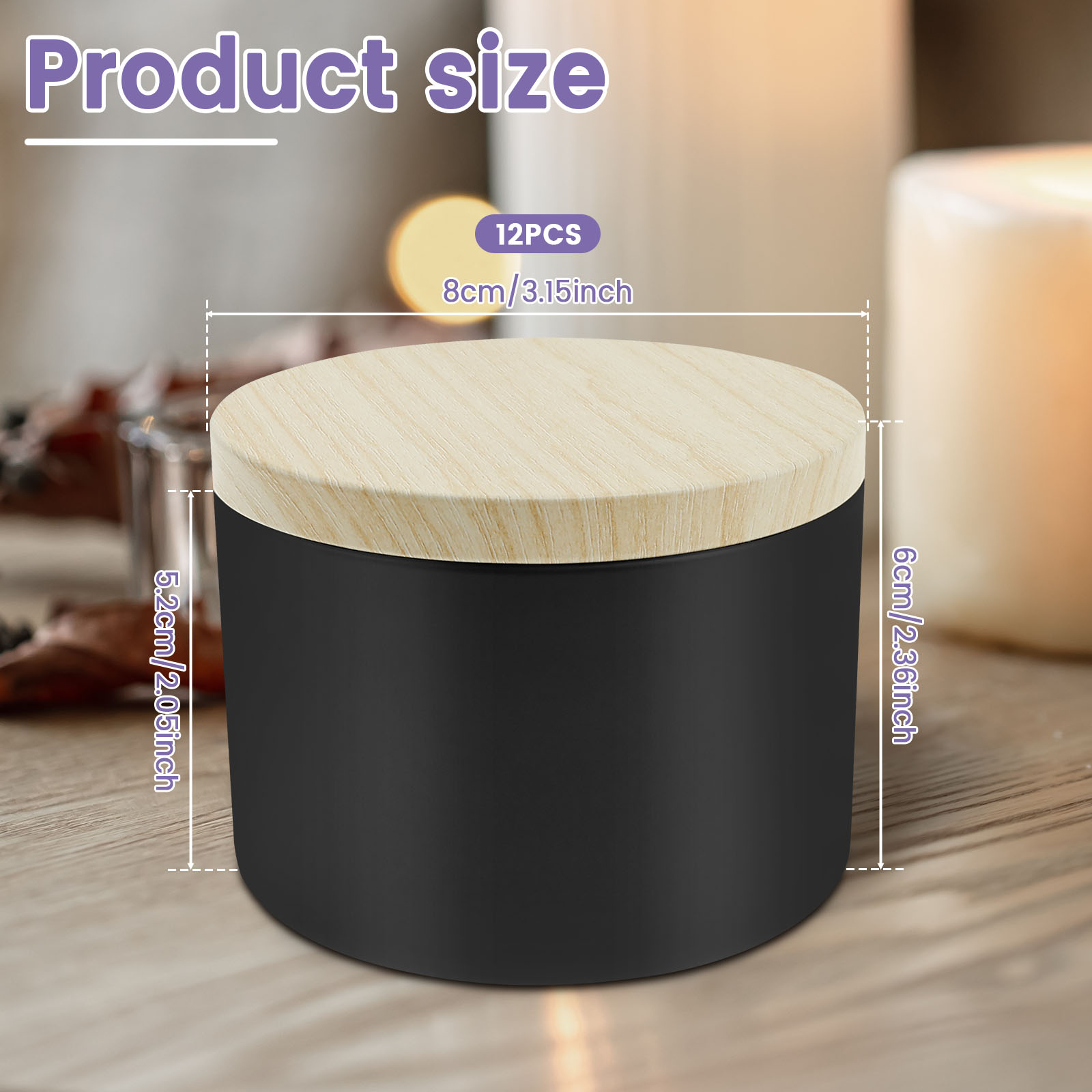 12 Stuks 8 Oz Ijzer Lege Kaars - Candle Making Supplies Jars recensie en prijs