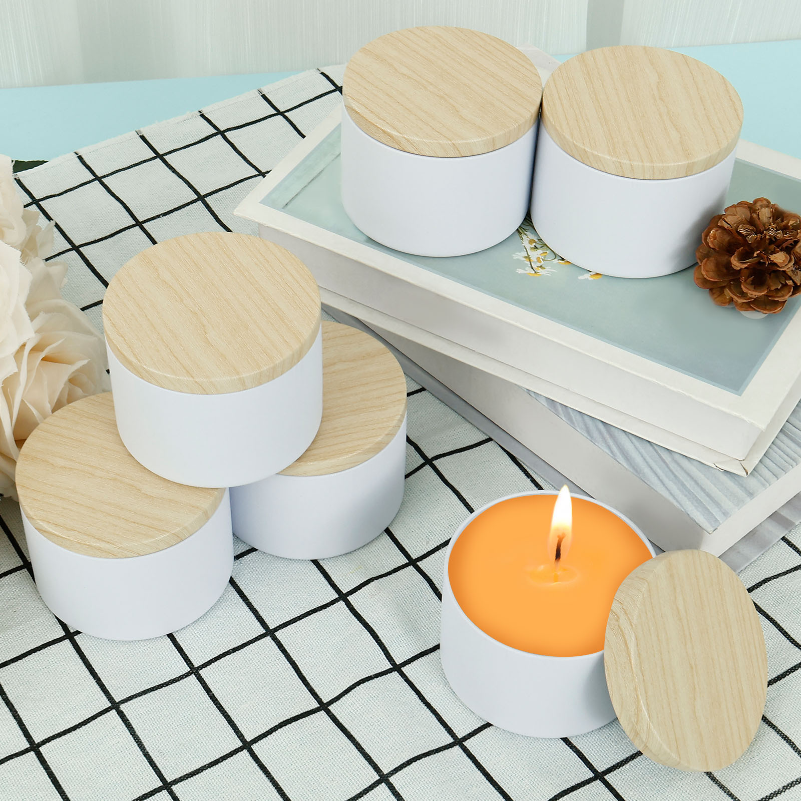 12 Stuks 8 Oz Ijzer Lege Kaars - Candle Making Supplies Jars recensie en prijs