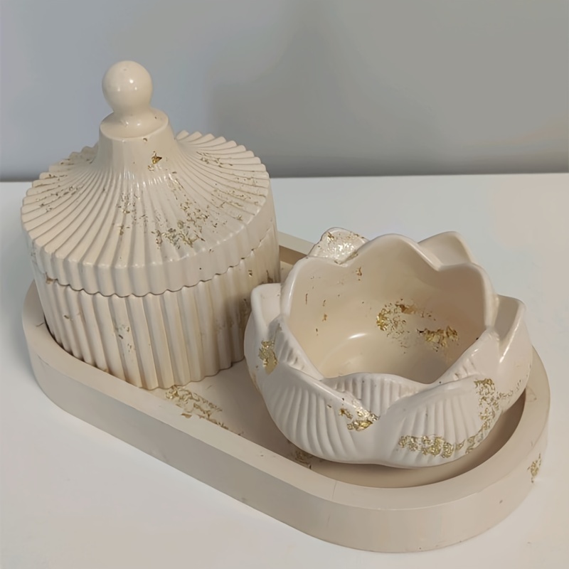 DIY Lotus Kaarshouder 3-delige - Candle Supplies Storage recensie en prijs
