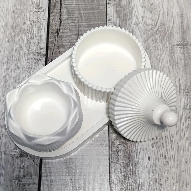 DIY Lotus Kaarshouder 3-delige - Candle Supplies Storage recensie en prijs