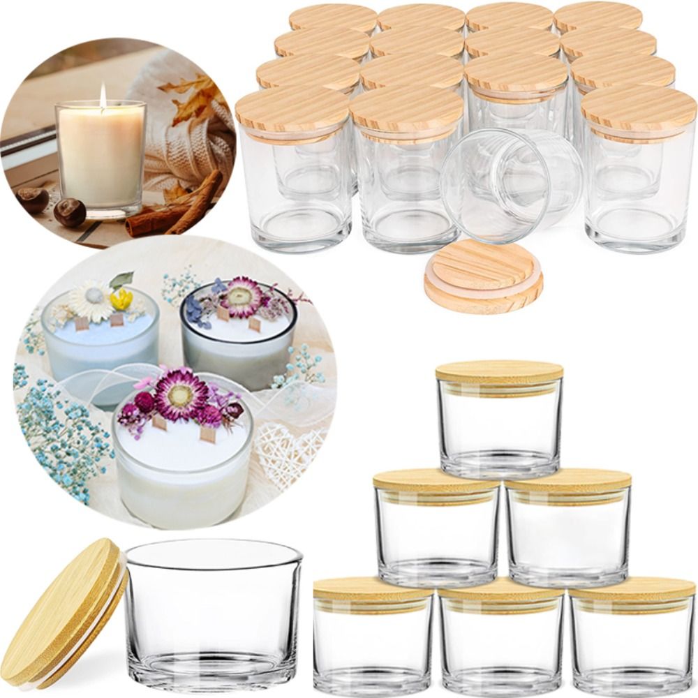 Helderglazen kaarspotten Klein - Candle Making Supplies Jars recensie en prijs