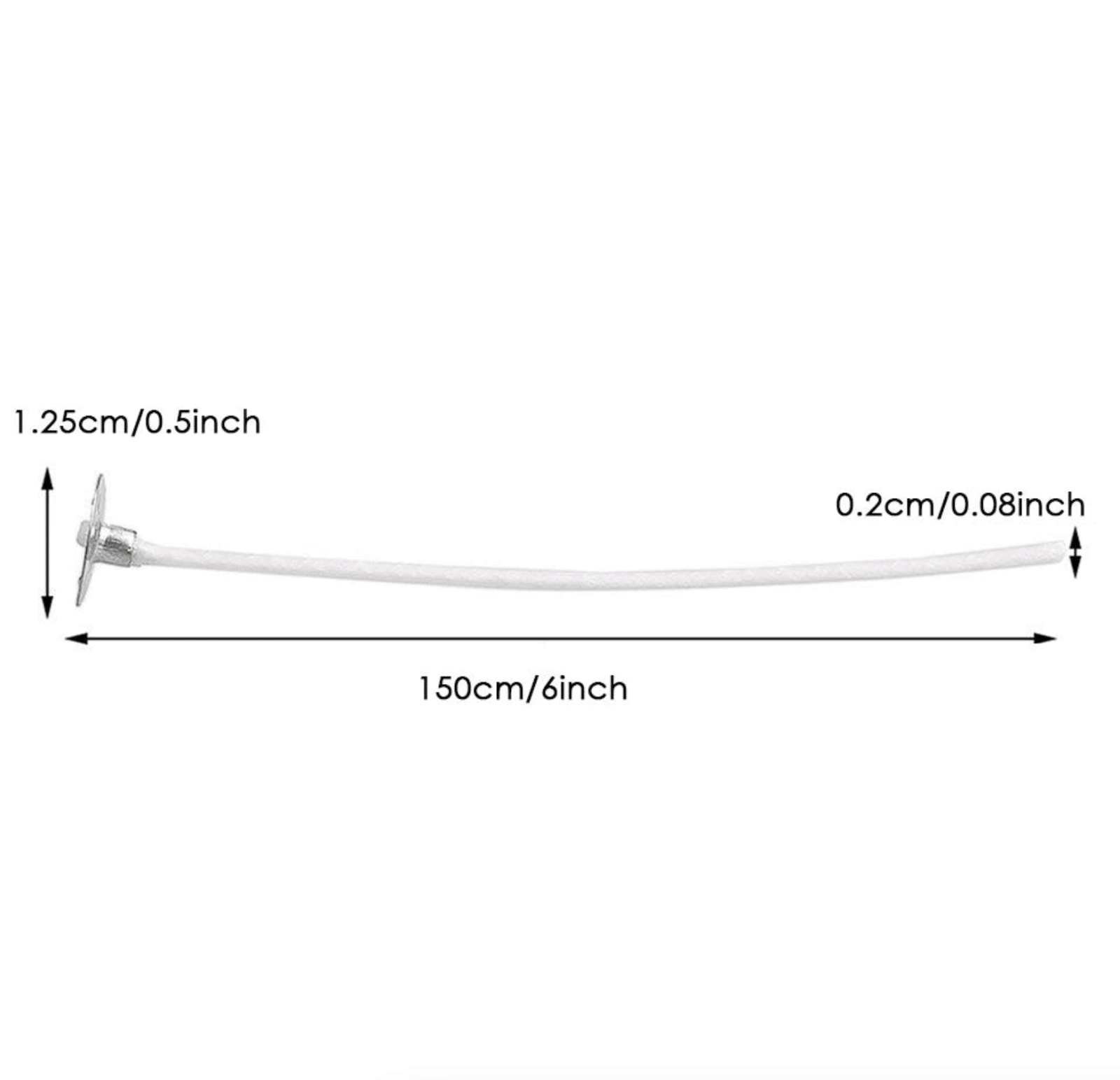 Kaarsenlonten 6 inch katoenen  - Cotton Wick 6 Inch recensie en prijs