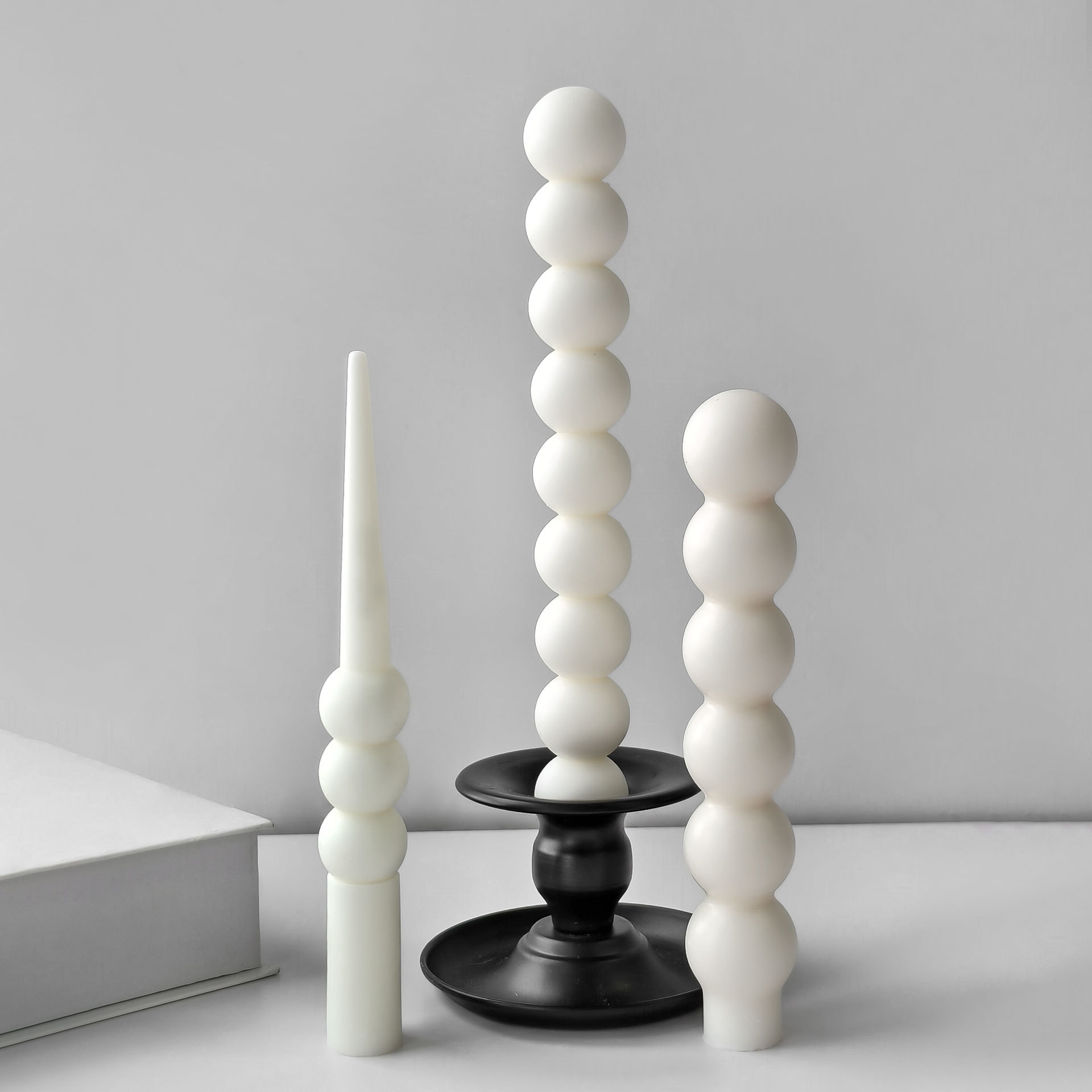 Geometrische lange staaf kaars - Candle Supplies Storage recensie en prijs