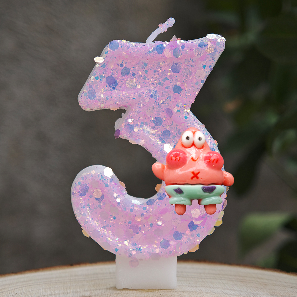 Leuke Spongebob Kaars Nummer 0 - Zebra Candle Supplies recensie en prijs