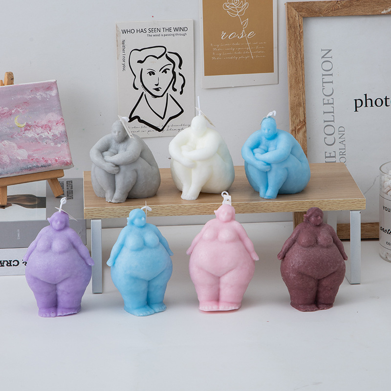 3D Dikke Vrouw/man Portret Kaa - Candle Supplies Storage recensie en prijs