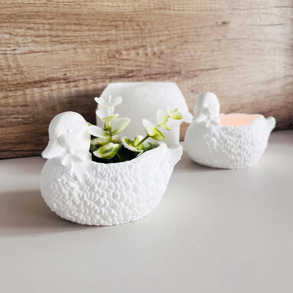 Mooie Gips Eend Opbergdoos Sil - Candle Making Supplies Jars recensie en prijs