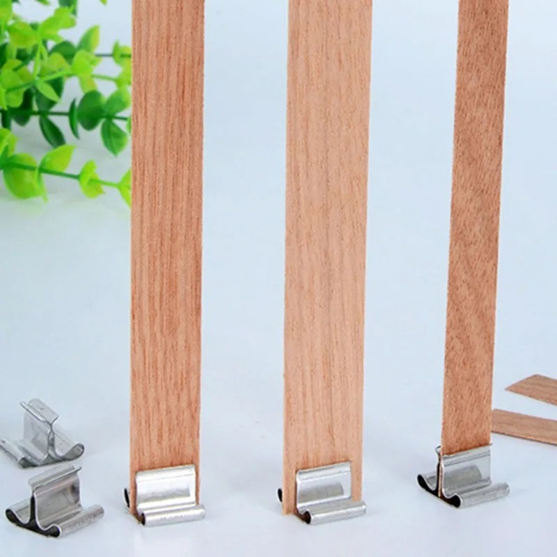 50/100 set houten kaarslonten  - Candle Making Supplies Jars recensie en prijs