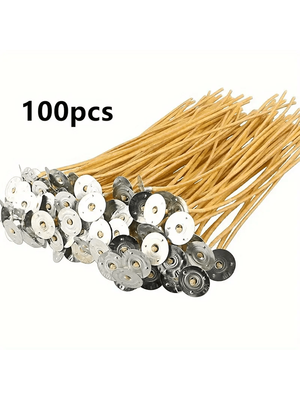 100 6-inch voorgewaxte bijenwa - Cotton Wick 6 Inch recensie en prijs