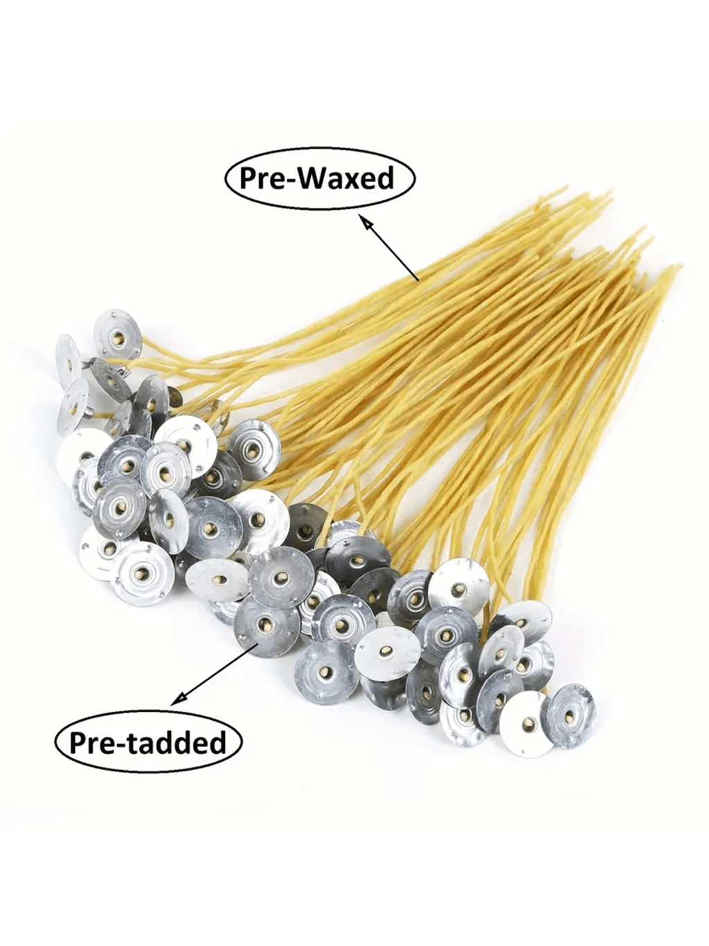 100 6-inch voorgewaxte bijenwa - Cotton Wick 6 Inch recensie en prijs