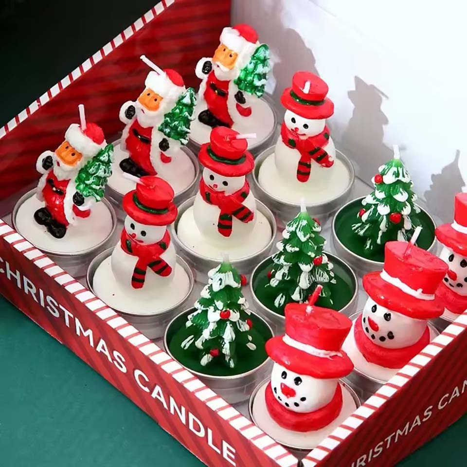 12 STKS Kaarsen Kerstdecoratie - Candle Oil Supplies recensie en prijs