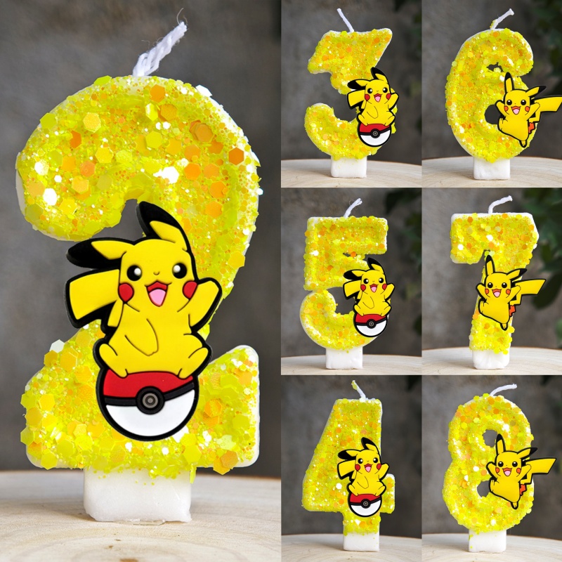 Pokemon Pikachu Kaars Cartoon  - Zebra Candle Supplies recensie en prijs