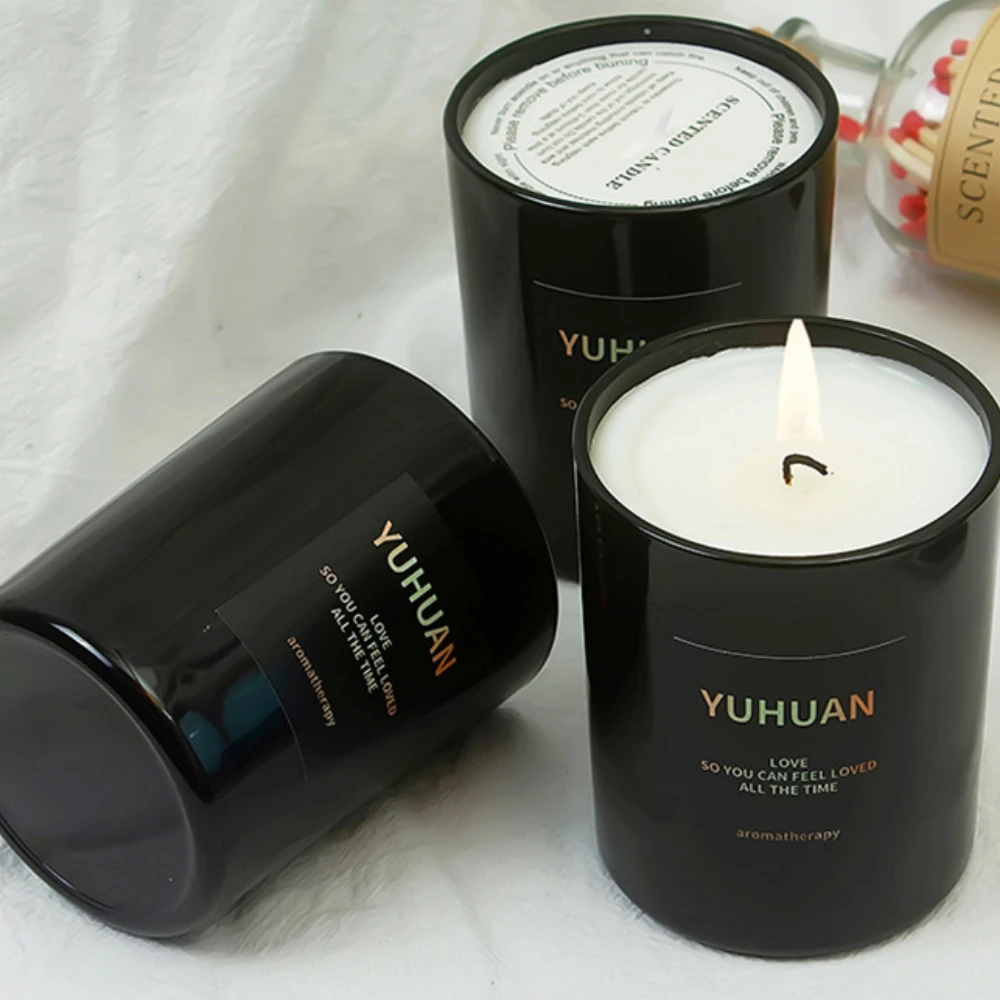 Luxe glazen kaarspot zwart wit - Luxury Candle Supplies Jars recensie en prijs